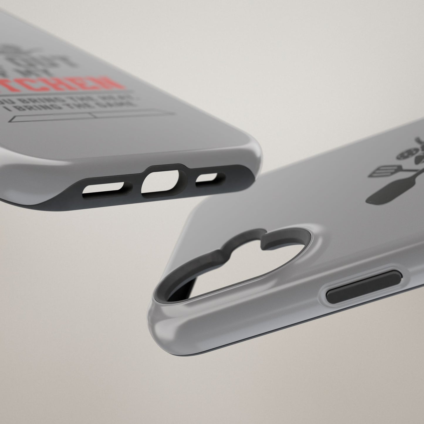 Funny Pickleball Magnetic Tough Phone Case – Durable Protection with Culinary Personality