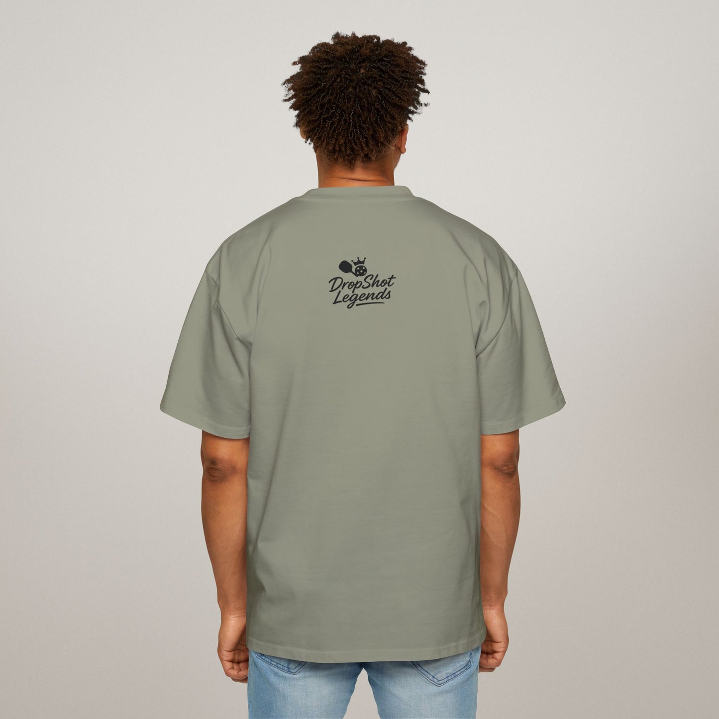 Men’s Oversized Pickleball T-Shirt – Streetwear Comfort, Court-Ready Style, Heavy Cotton Build