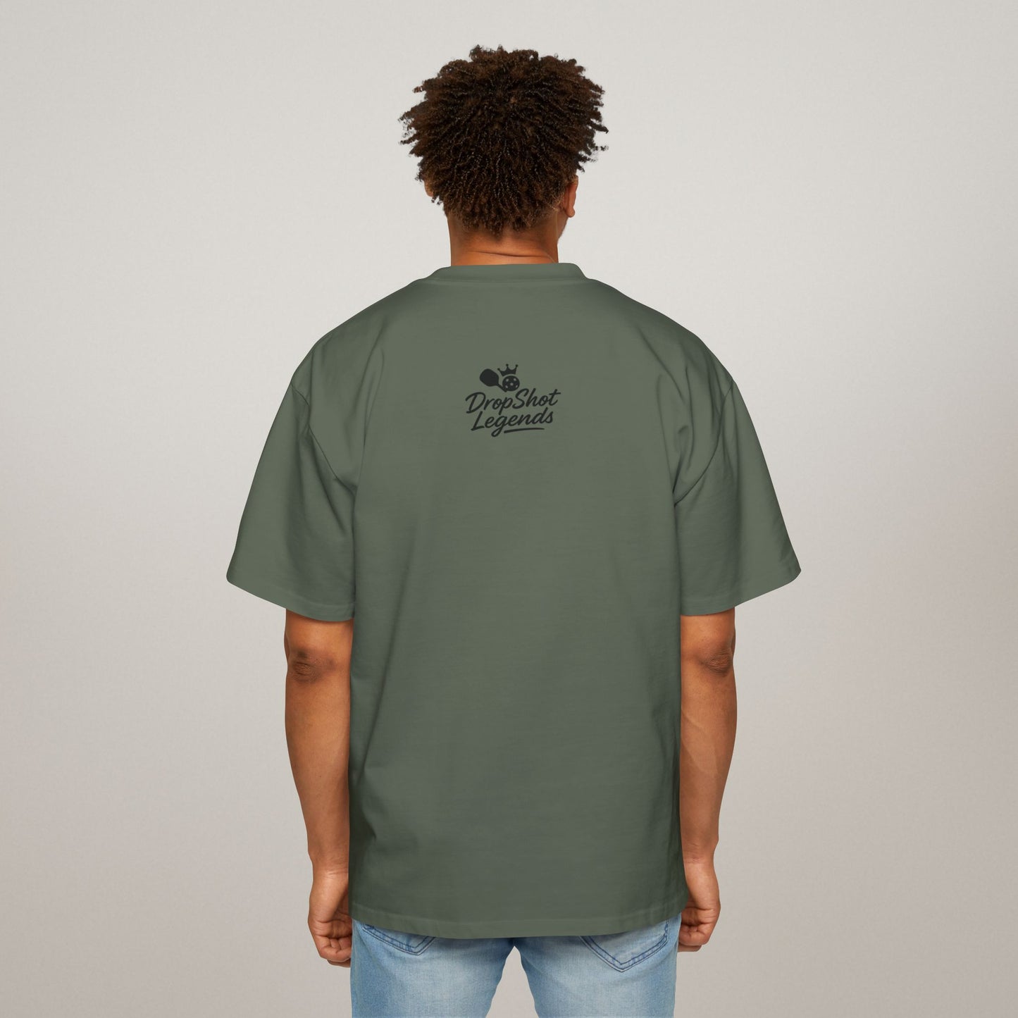 Men’s Oversized Pickleball T-Shirt – Streetwear Comfort, Court-Ready Style, Heavy Cotton Build