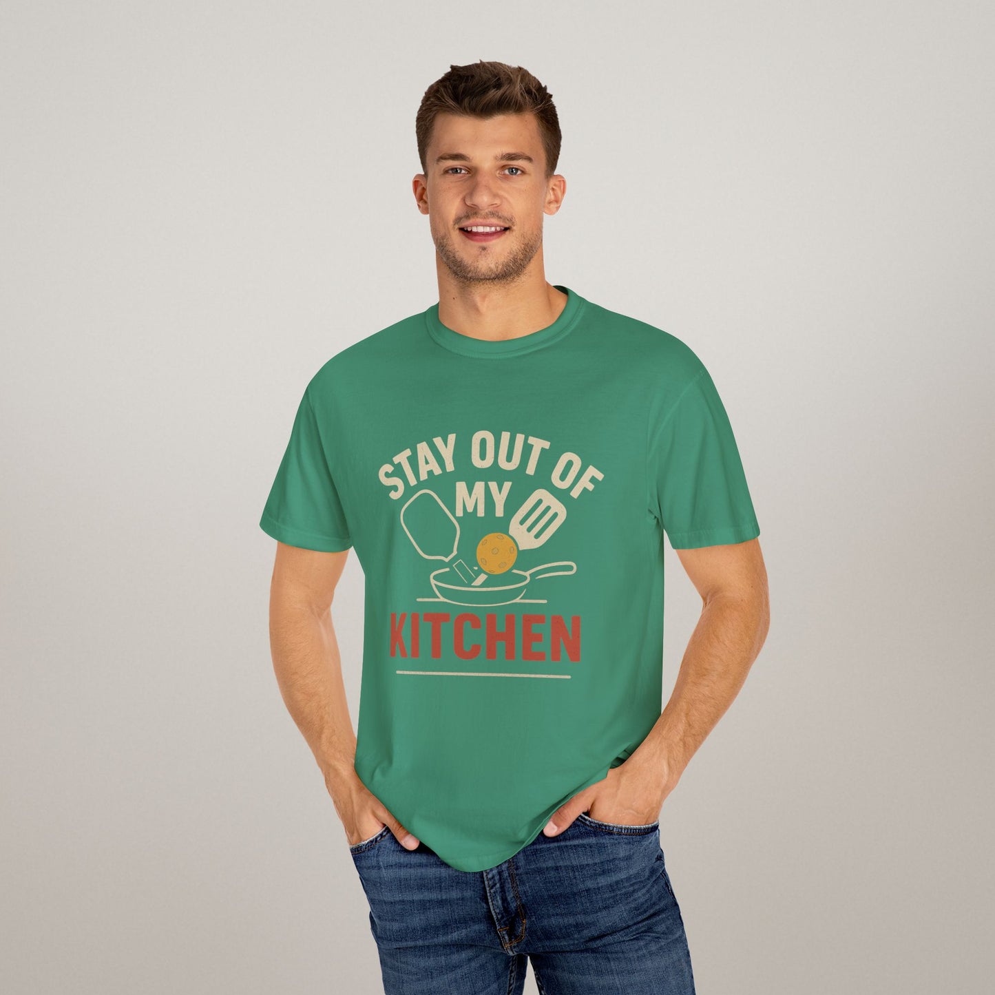 Stay Out of My Kitchen Unisex T-Shirt – Funny Chef Gift & Kitchen Humor Tee