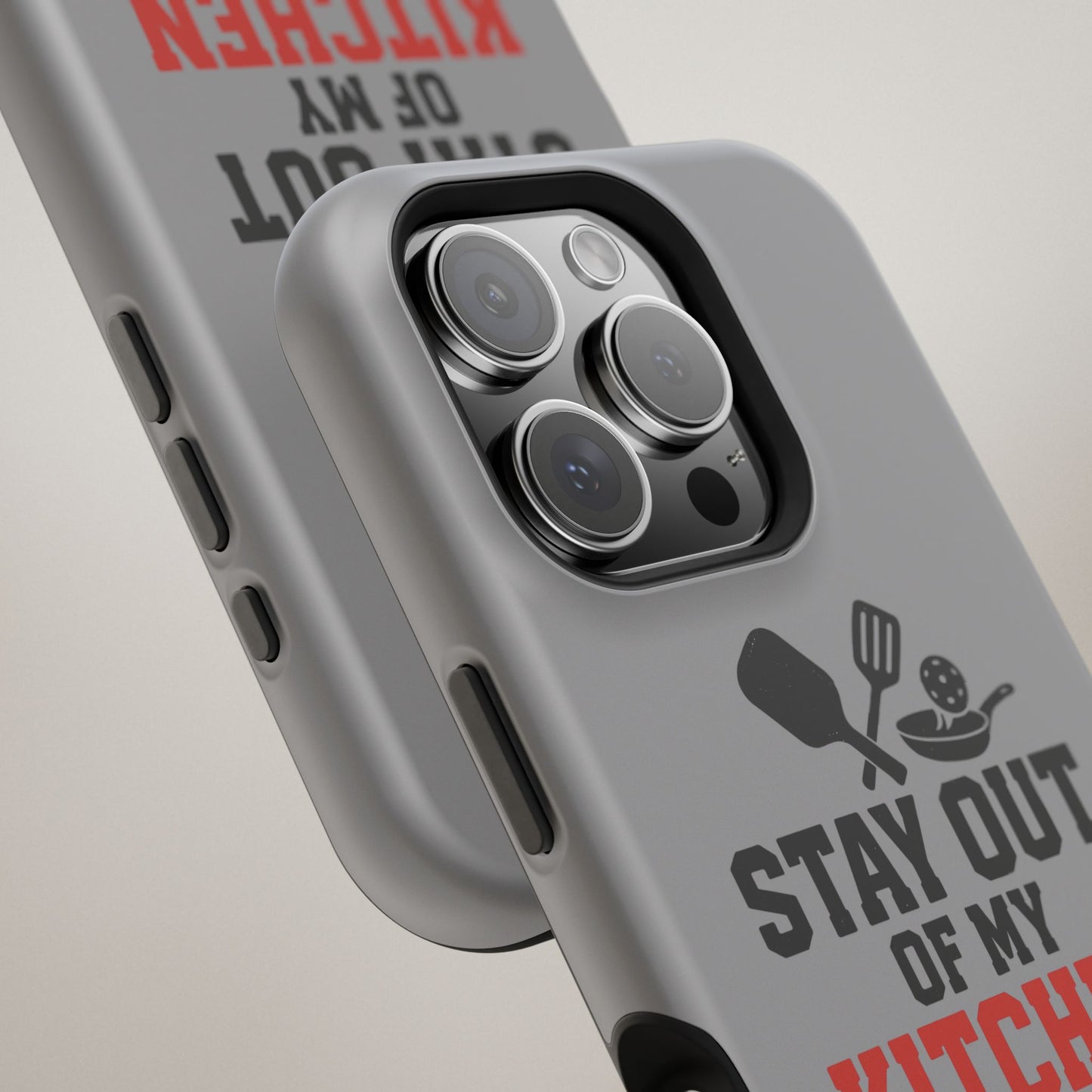 Funny Pickleball Magnetic Tough Phone Case – Durable Protection with Culinary Personality