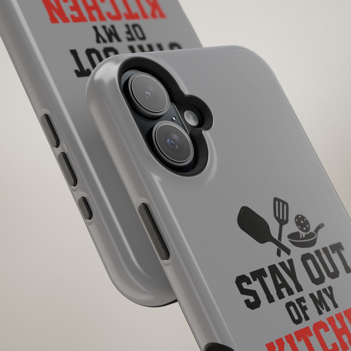 Funny Pickleball Magnetic Tough Phone Case – Durable Protection with Culinary Personality