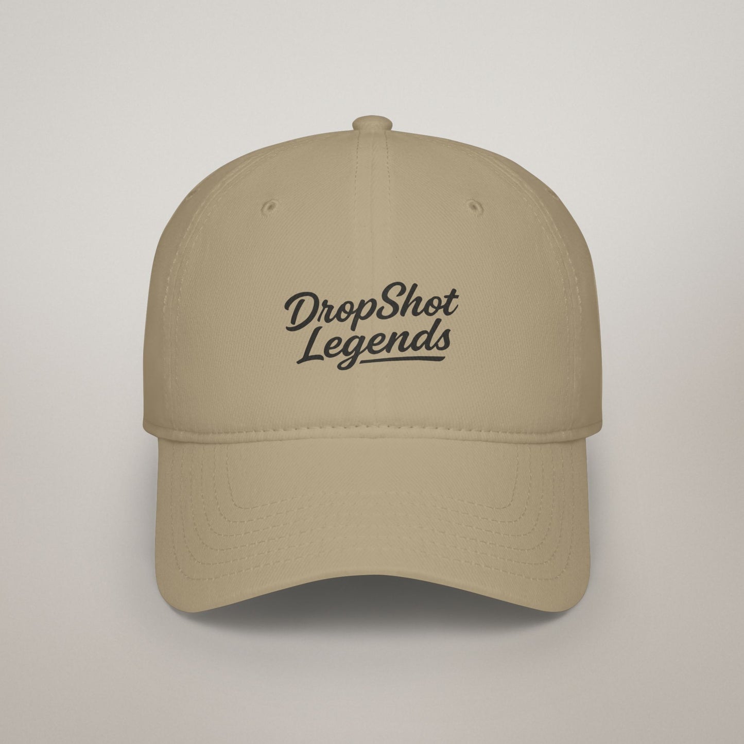 DropShotLegends Custom Casual Cotton Baseball Cap - Breathable Low Profile Everyday Hat for Men/Women