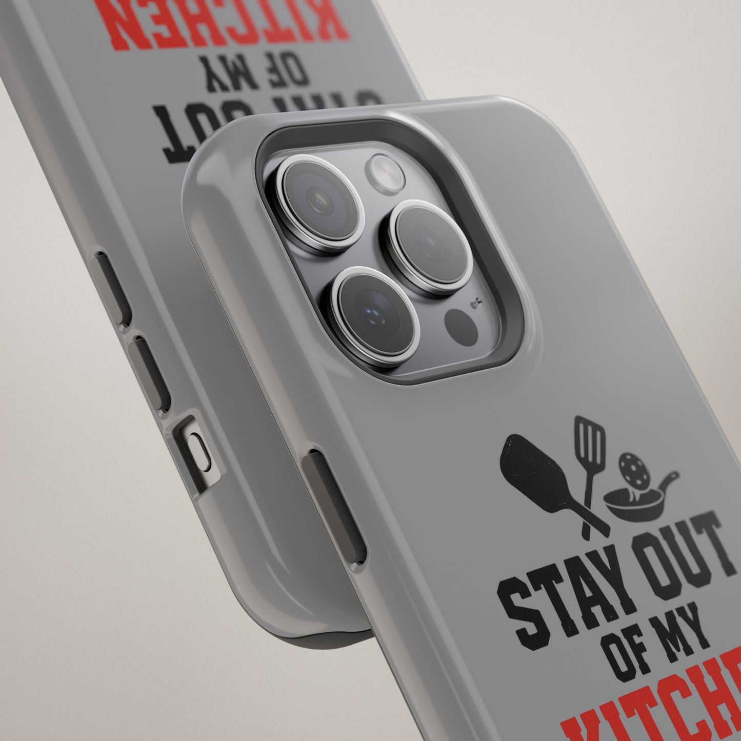 Funny Pickleball Magnetic Tough Phone Case – Durable Protection with Culinary Personality