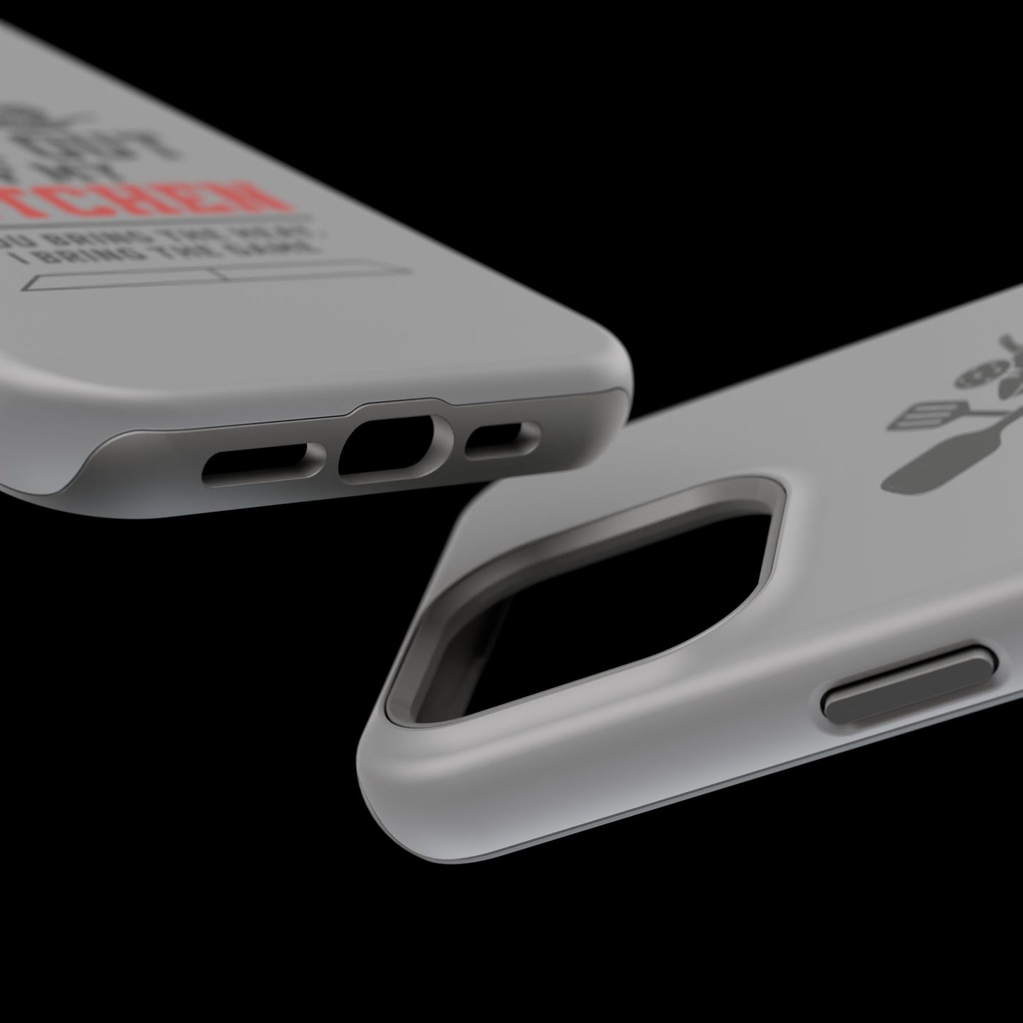 Funny Pickleball Magnetic Tough Phone Case – Durable Protection with Culinary Personality