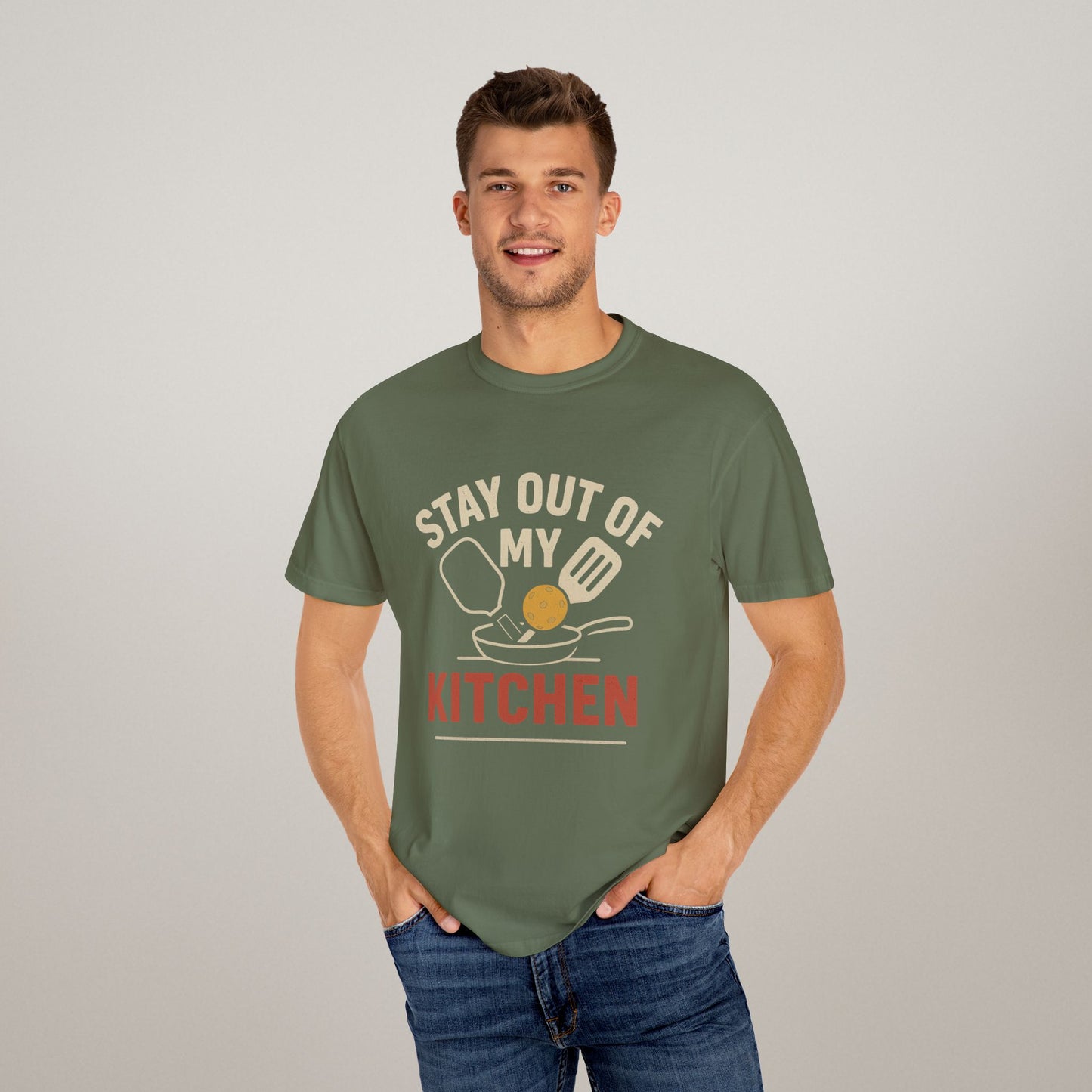 Stay Out of My Kitchen Unisex T-Shirt – Funny Chef Gift & Kitchen Humor Tee