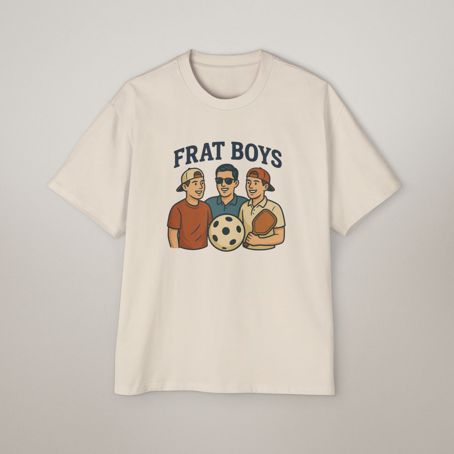 Men’s Oversized Pickleball T-Shirt – Streetwear Comfort, Court-Ready Style, Heavy Cotton Build