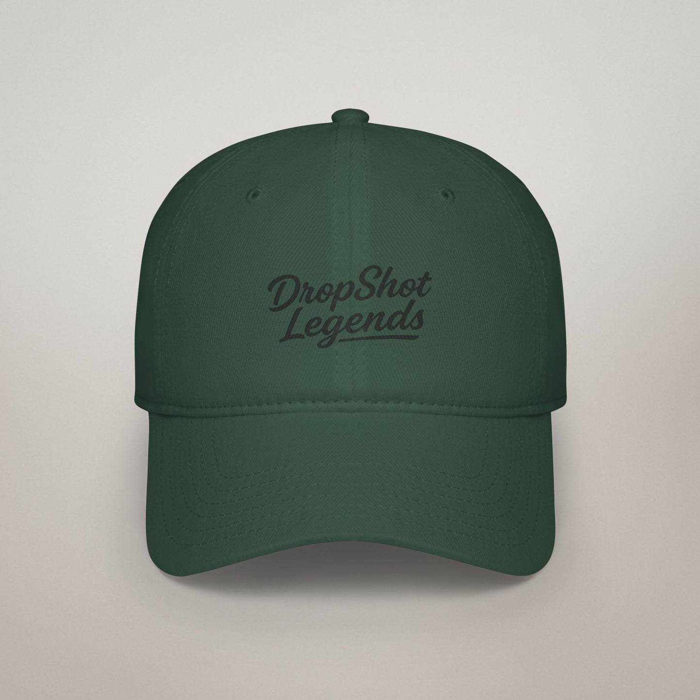 DropShotLegends Custom Casual Cotton Baseball Cap - Breathable Low Profile Everyday Hat for Men/Women