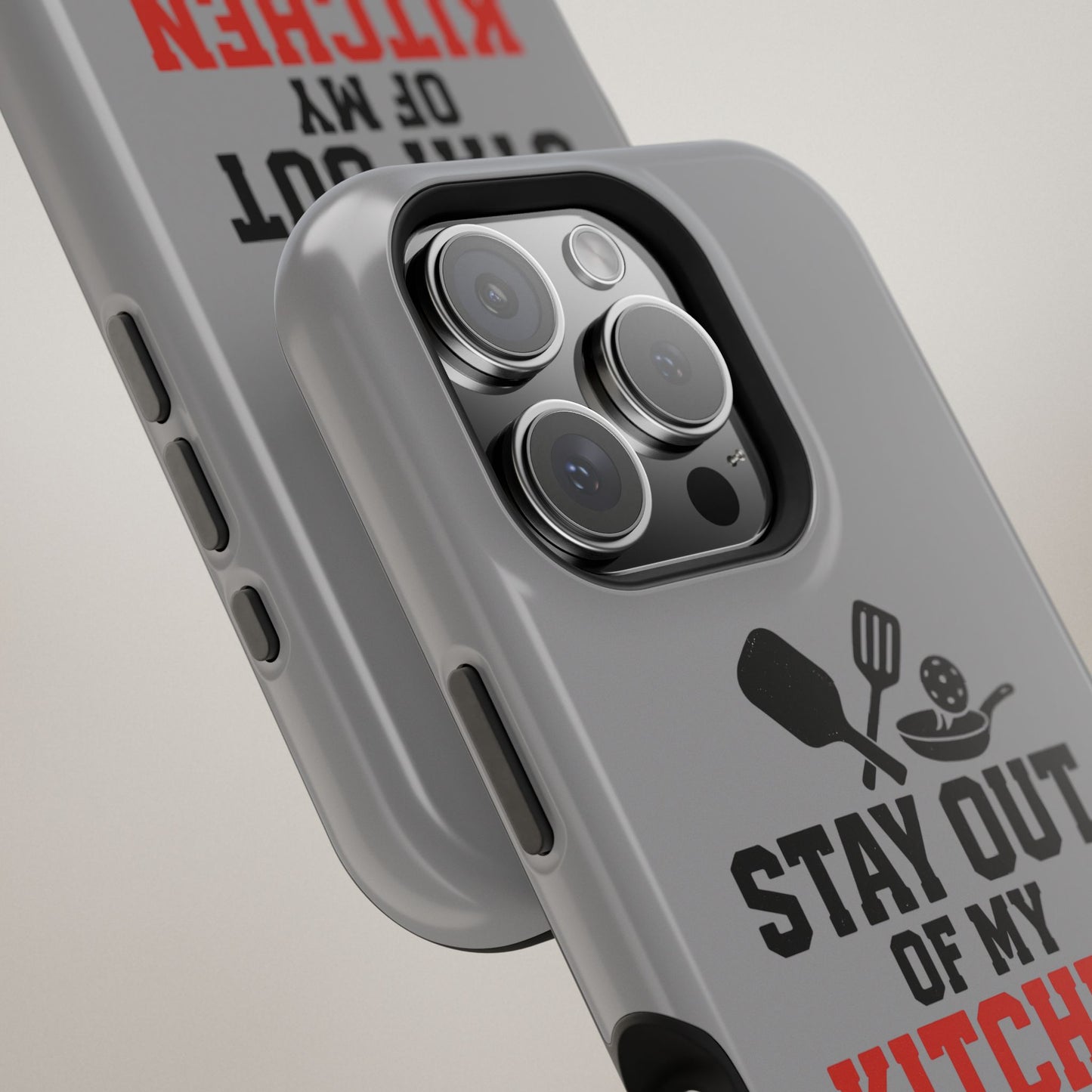 Funny Pickleball Magnetic Tough Phone Case – Durable Protection with Culinary Personality