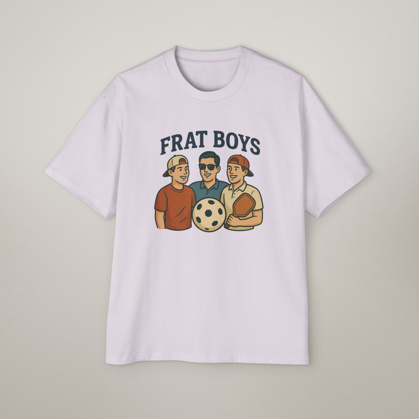 Men’s Oversized Pickleball T-Shirt – Streetwear Comfort, Court-Ready Style, Heavy Cotton Build