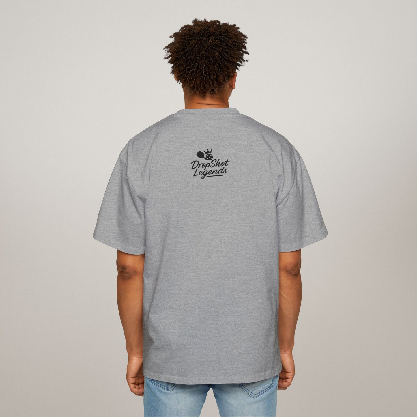 Men’s Oversized Pickleball T-Shirt – Streetwear Comfort, Court-Ready Style, Heavy Cotton Build