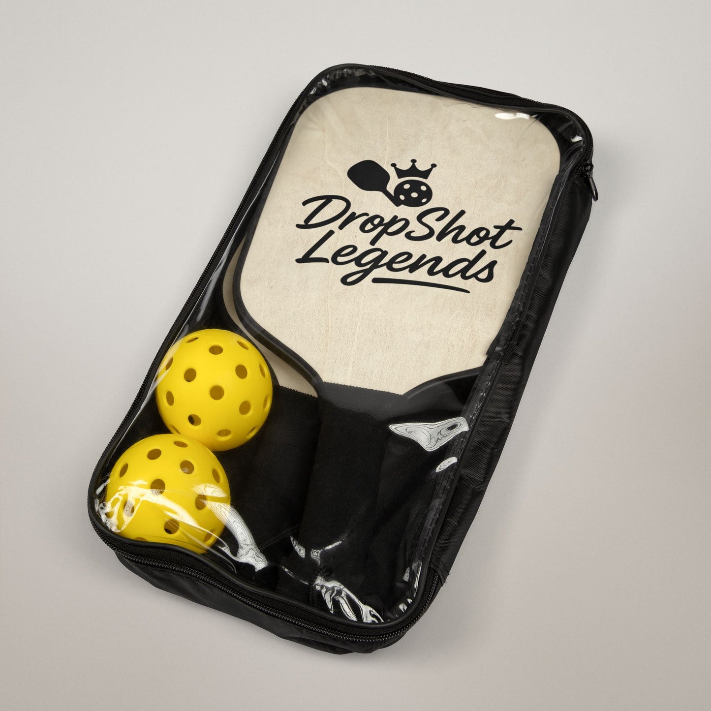 Complete Pickleball Starter Kit - Wood Paddles, Balls & Carry Bag | Perfect for All Ages