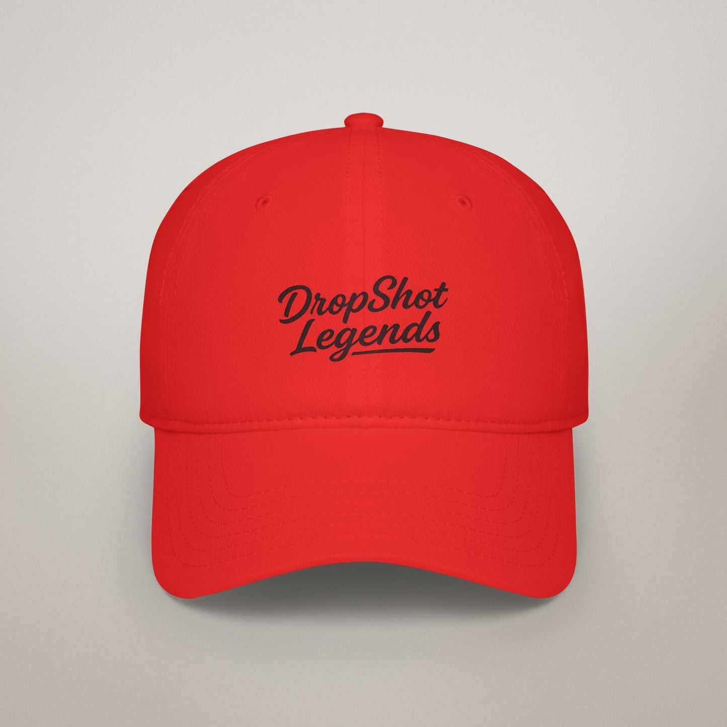 DropShotLegends Custom Casual Cotton Baseball Cap - Breathable Low Profile Everyday Hat for Men/Women