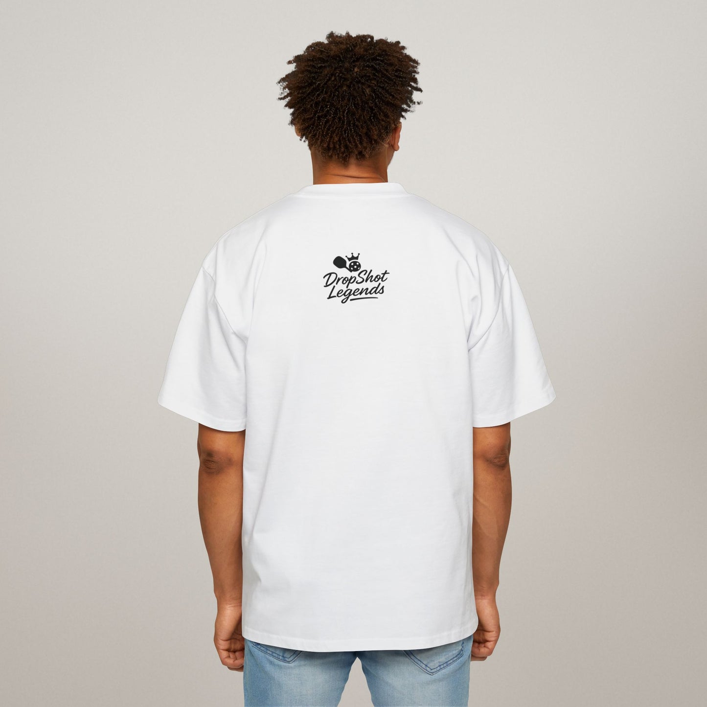 Men’s Oversized Pickleball T-Shirt – Streetwear Comfort, Court-Ready Style, Heavy Cotton Build