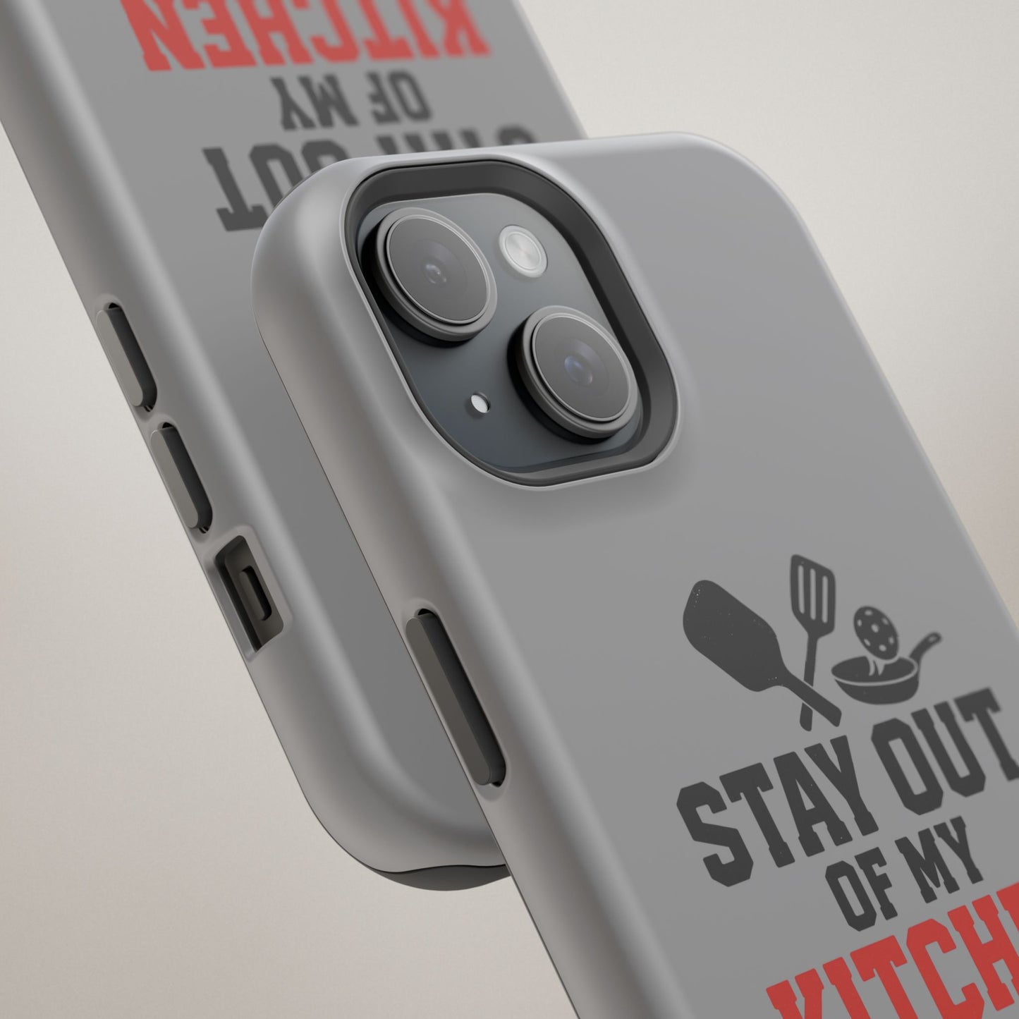Funny Pickleball Magnetic Tough Phone Case – Durable Protection with Culinary Personality