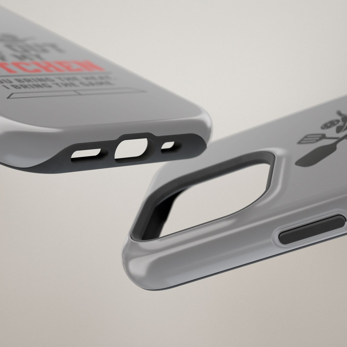 Funny Pickleball Magnetic Tough Phone Case – Durable Protection with Culinary Personality