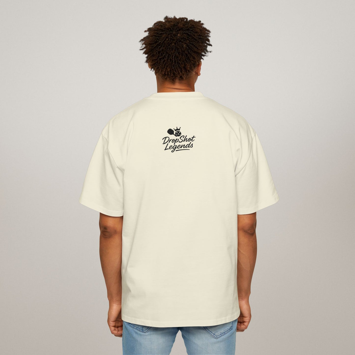 Men’s Oversized Pickleball T-Shirt – Streetwear Comfort, Court-Ready Style, Heavy Cotton Build