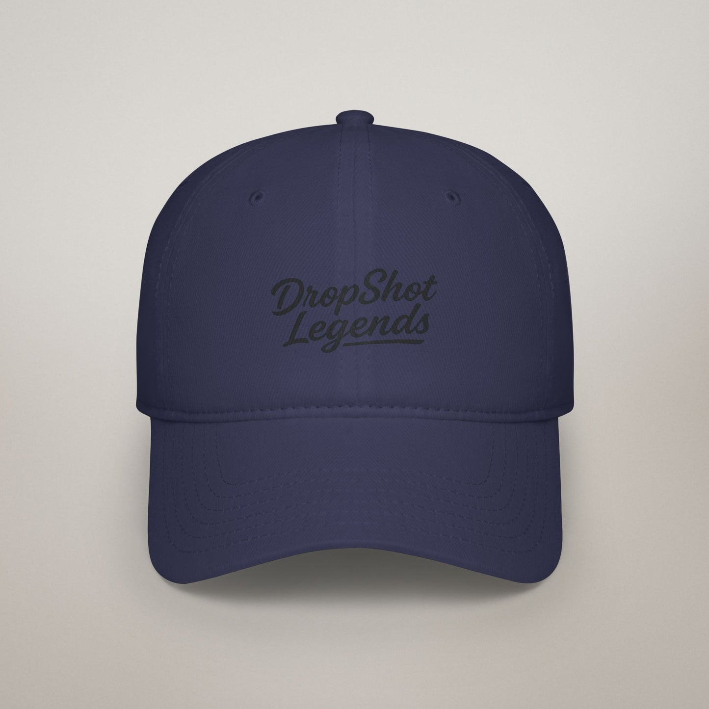 DropShotLegends Custom Casual Cotton Baseball Cap - Breathable Low Profile Everyday Hat for Men/Women