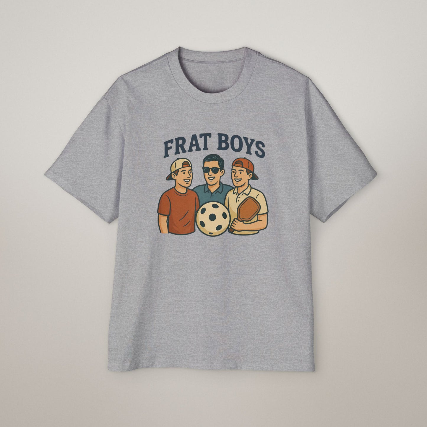 Men’s Oversized Pickleball T-Shirt – Streetwear Comfort, Court-Ready Style, Heavy Cotton Build
