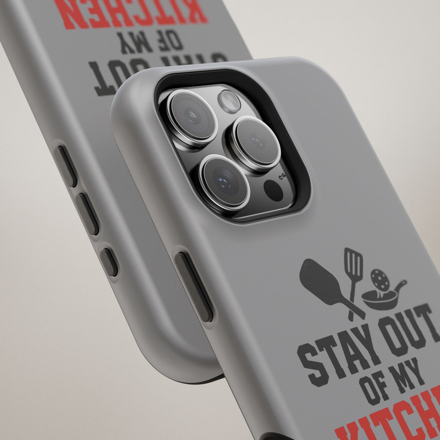 Funny Pickleball Magnetic Tough Phone Case – Durable Protection with Culinary Personality