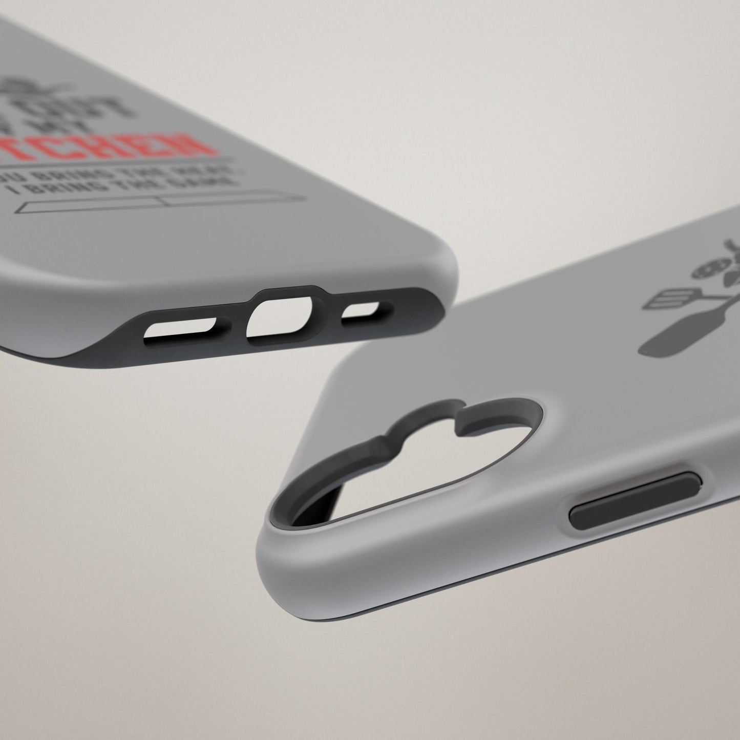 Funny Pickleball Magnetic Tough Phone Case – Durable Protection with Culinary Personality
