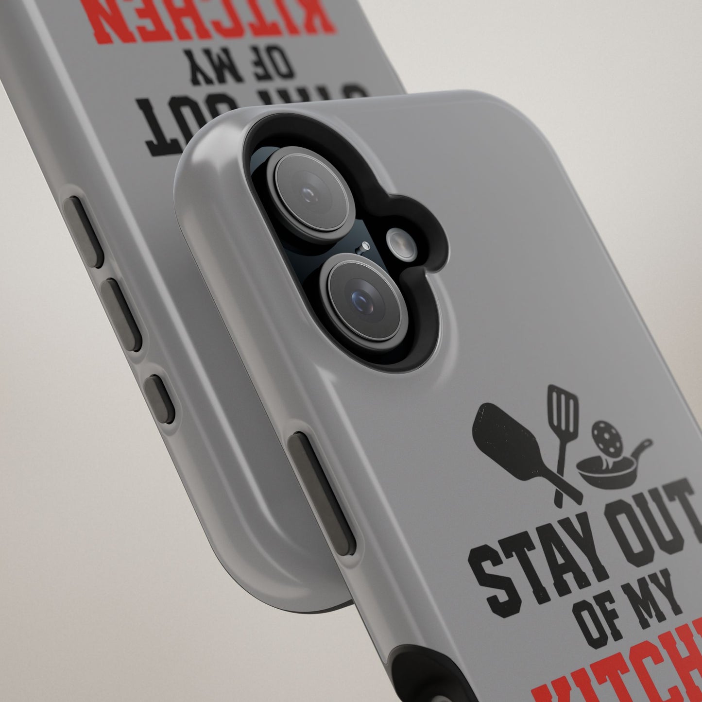 Funny Pickleball Magnetic Tough Phone Case – Durable Protection with Culinary Personality