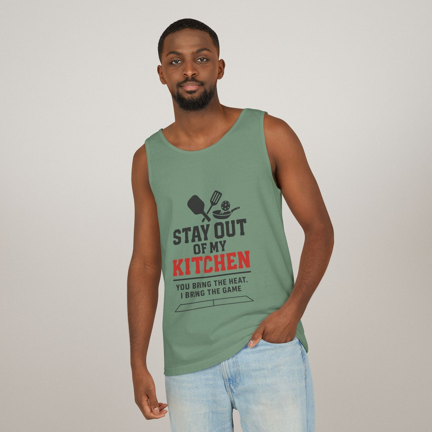 Pickleball Tank Top - 'Stay Out of My Kitchen' Activewear Shirt