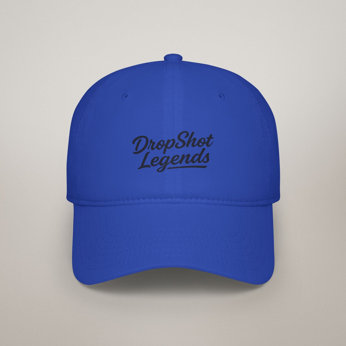 DropShotLegends Custom Casual Cotton Baseball Cap - Breathable Low Profile Everyday Hat for Men/Women