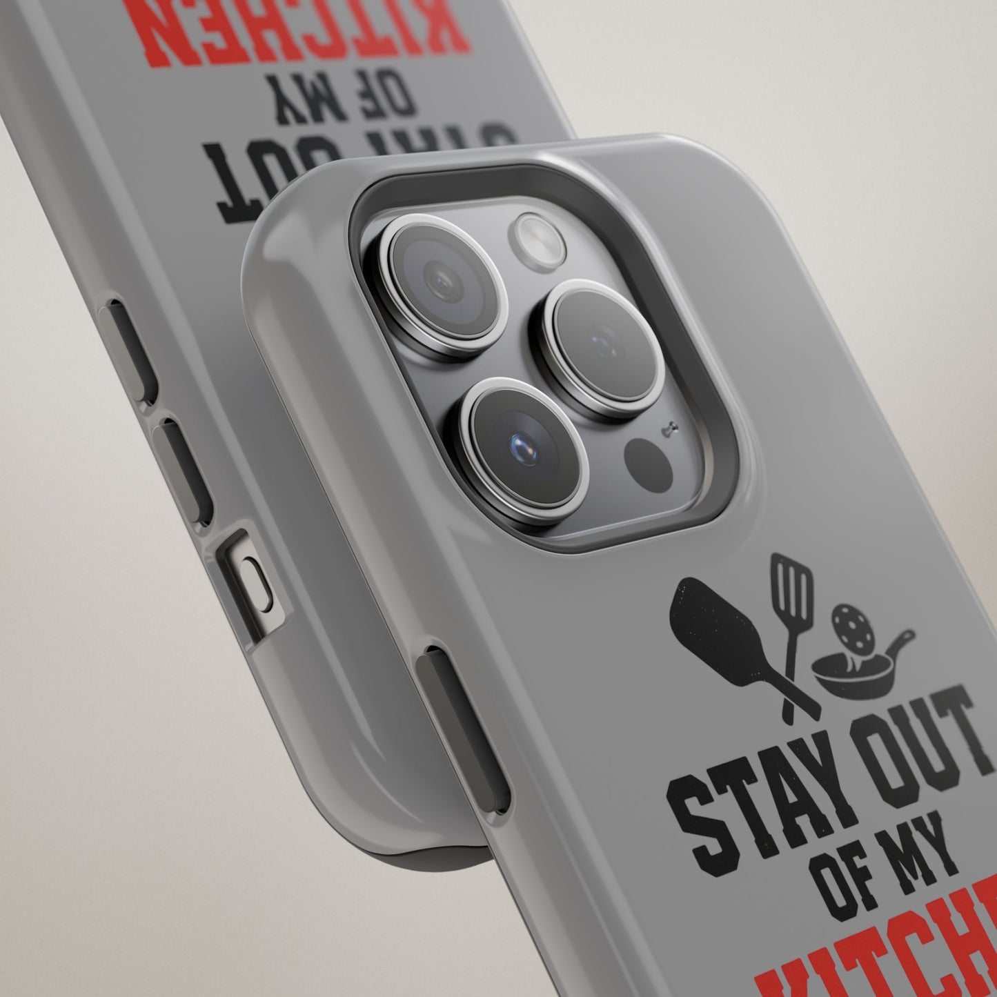 Funny Pickleball Magnetic Tough Phone Case – Durable Protection with Culinary Personality