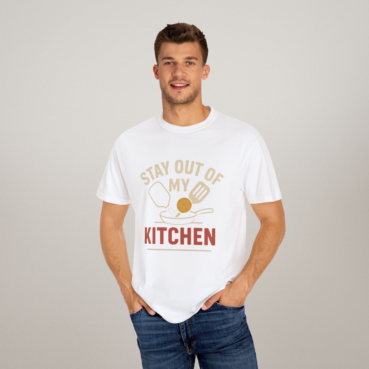 Stay Out of My Kitchen Unisex T-Shirt – Funny Chef Gift & Kitchen Humor Tee