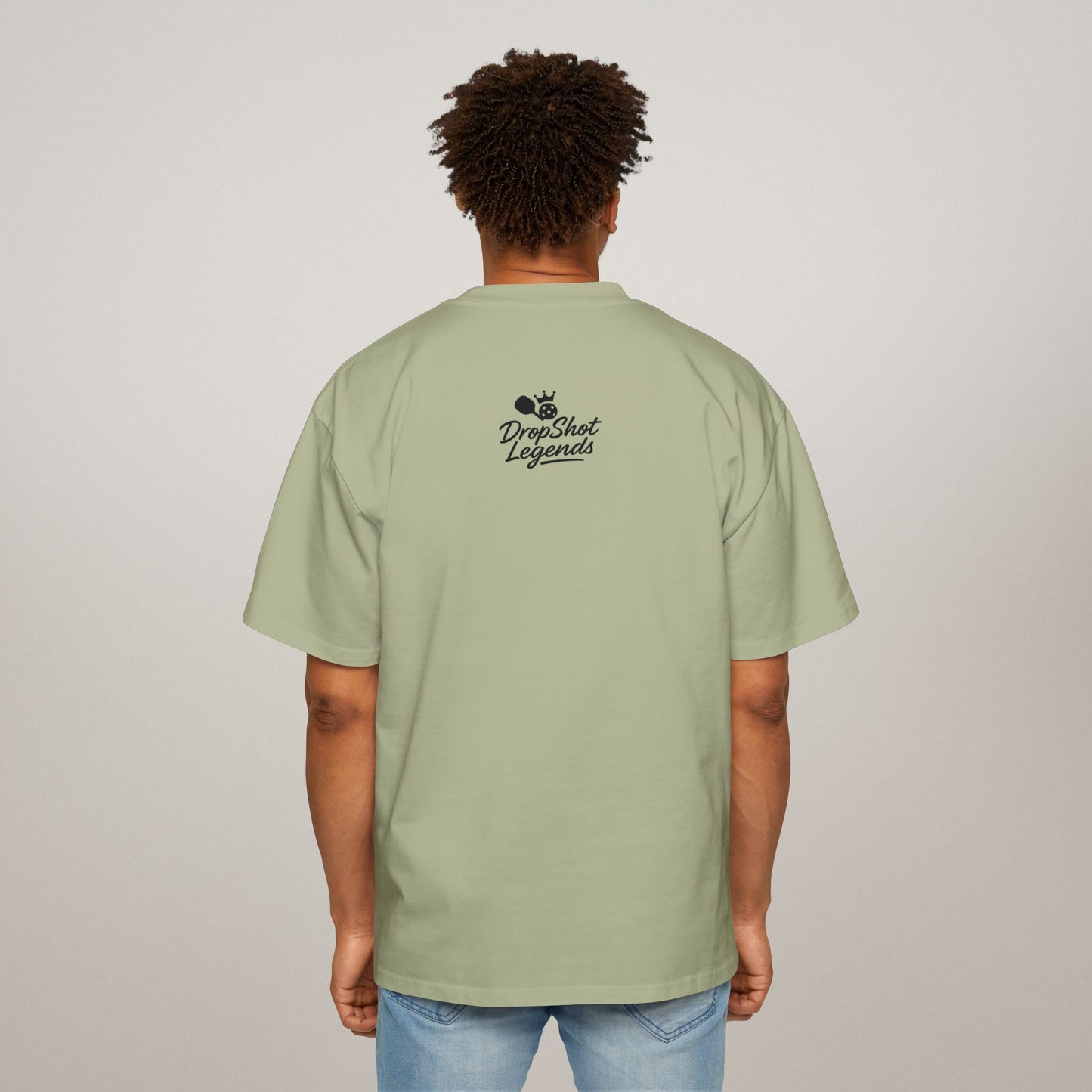 Men’s Oversized Pickleball T-Shirt – Streetwear Comfort, Court-Ready Style, Heavy Cotton Build