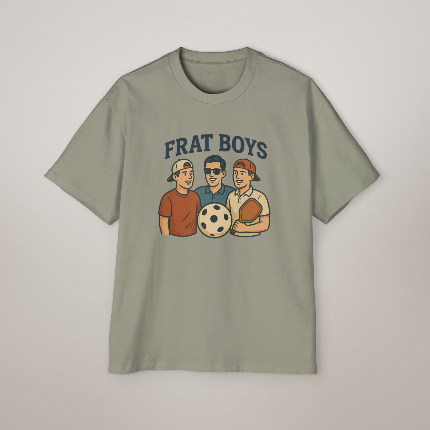 Men’s Oversized Pickleball T-Shirt – Streetwear Comfort, Court-Ready Style, Heavy Cotton Build