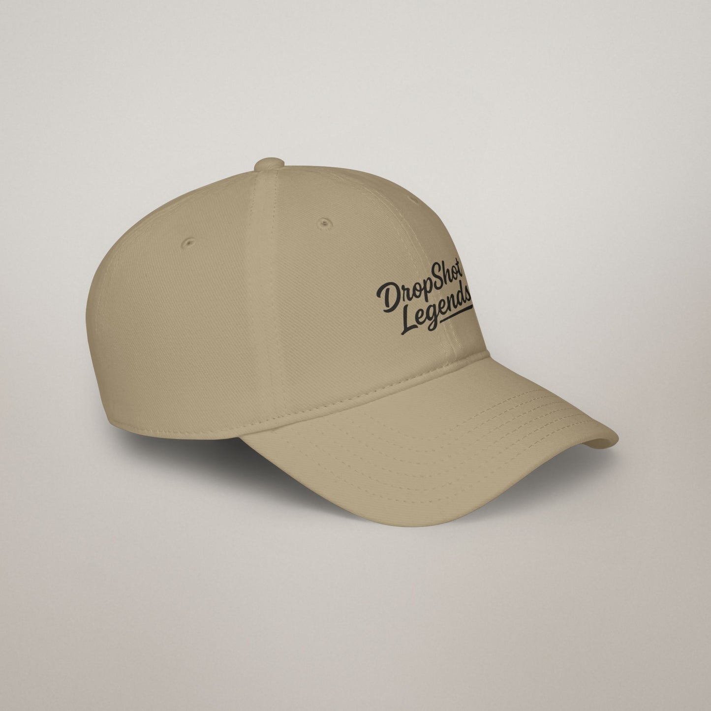 DropShotLegends Custom Casual Cotton Baseball Cap - Breathable Low Profile Everyday Hat for Men/Women