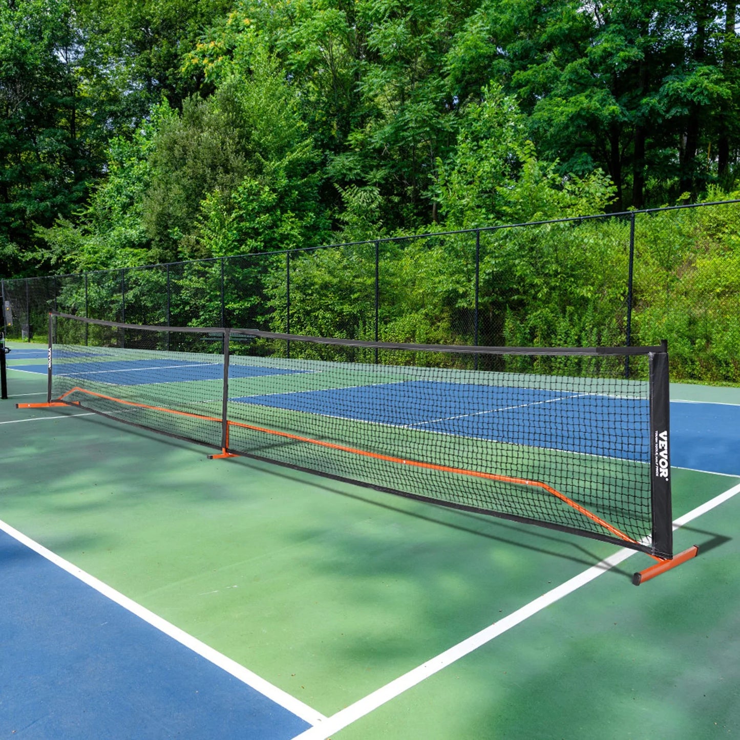Regulation Size Portable Pickleball Net System – 22ft USAPA Standard Net with Sturdy Metal Frame, Center Support & Carry Bag | Easy Setup for Indoor & Outdoor Play