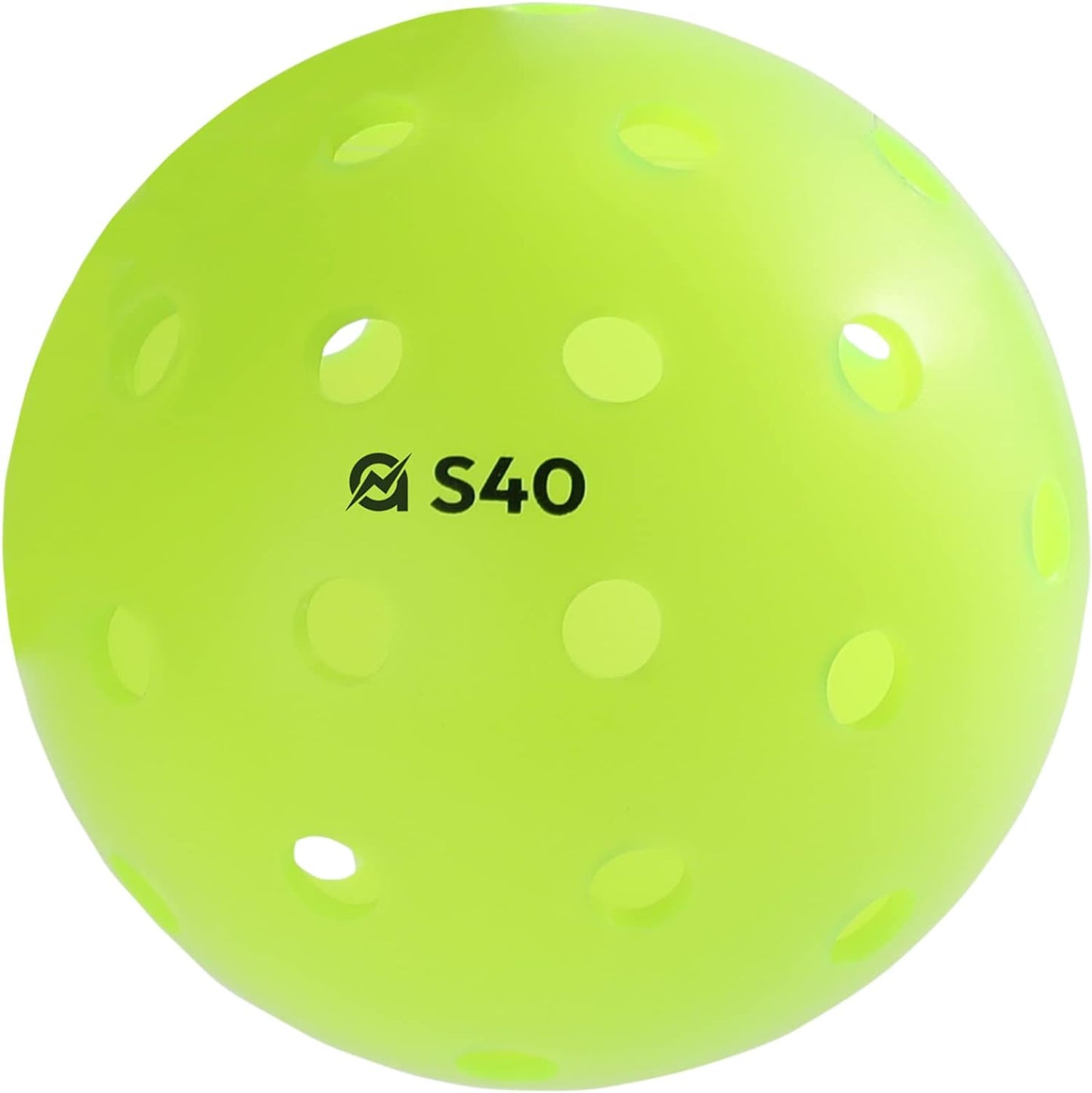 A11N S40 Outdoor Pickleball Balls- USA Pickleball Approved for Tournament Play, 3/6/12/50-Pack, Neon Green/Fuchsia/Tangerine