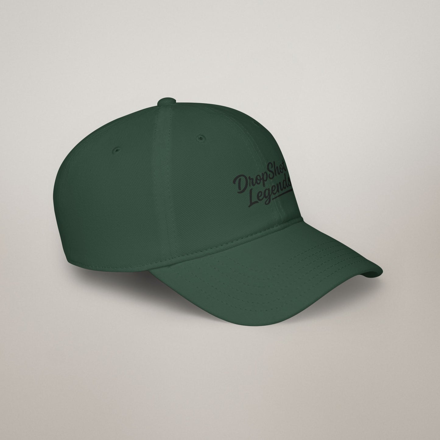 DropShotLegends Custom Casual Cotton Baseball Cap - Breathable Low Profile Everyday Hat for Men/Women