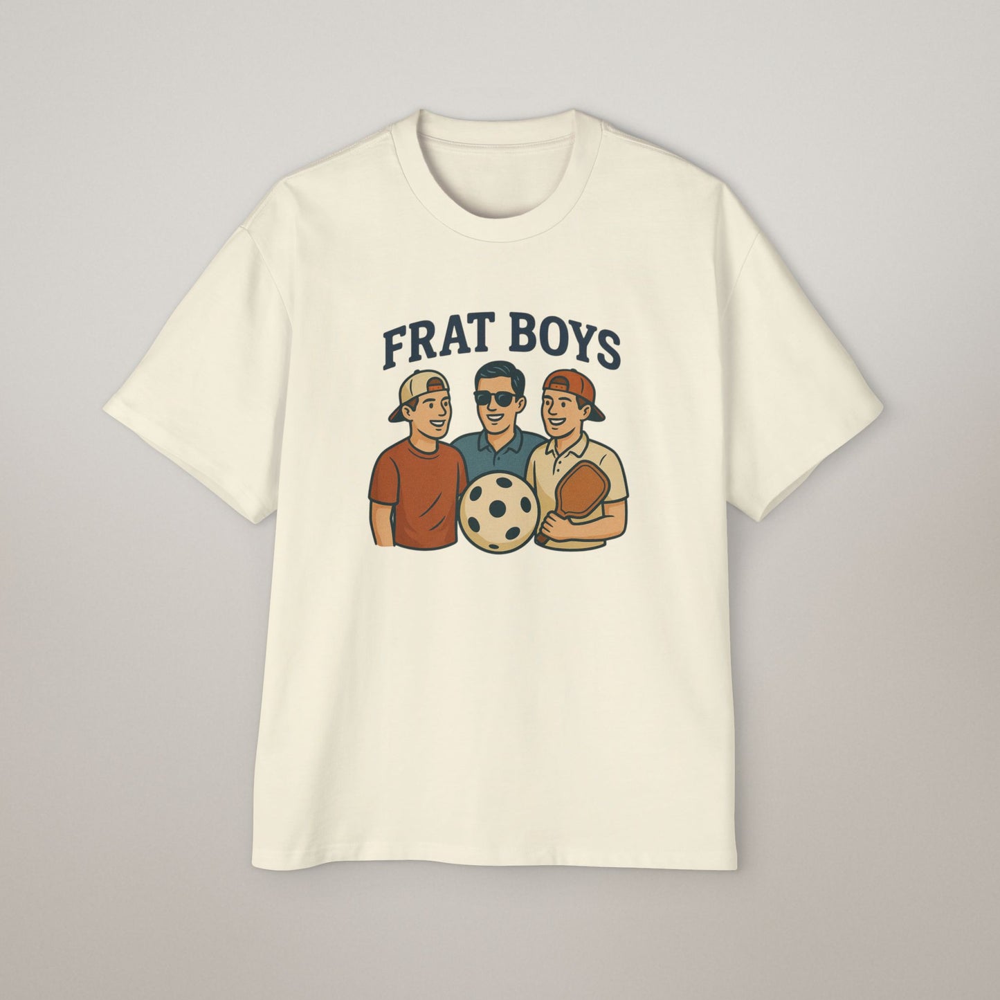 Men’s Oversized Pickleball T-Shirt – Streetwear Comfort, Court-Ready Style, Heavy Cotton Build
