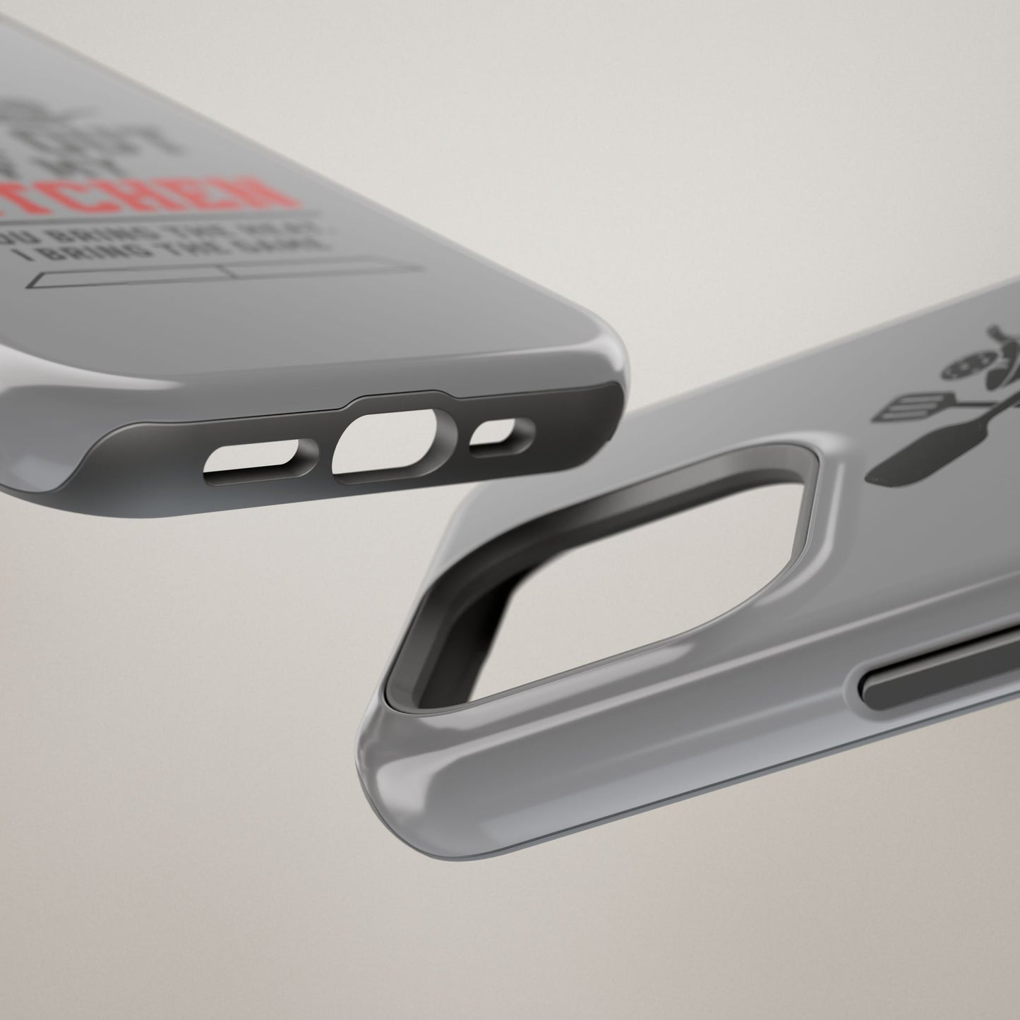 Funny Pickleball Magnetic Tough Phone Case – Durable Protection with Culinary Personality