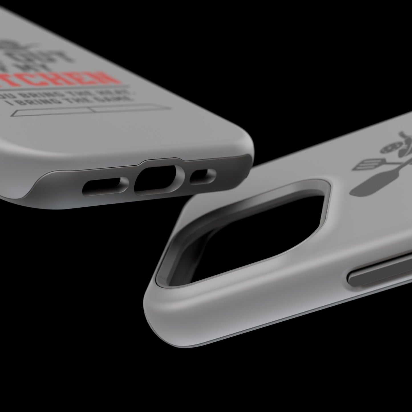 Funny Pickleball Magnetic Tough Phone Case – Durable Protection with Culinary Personality