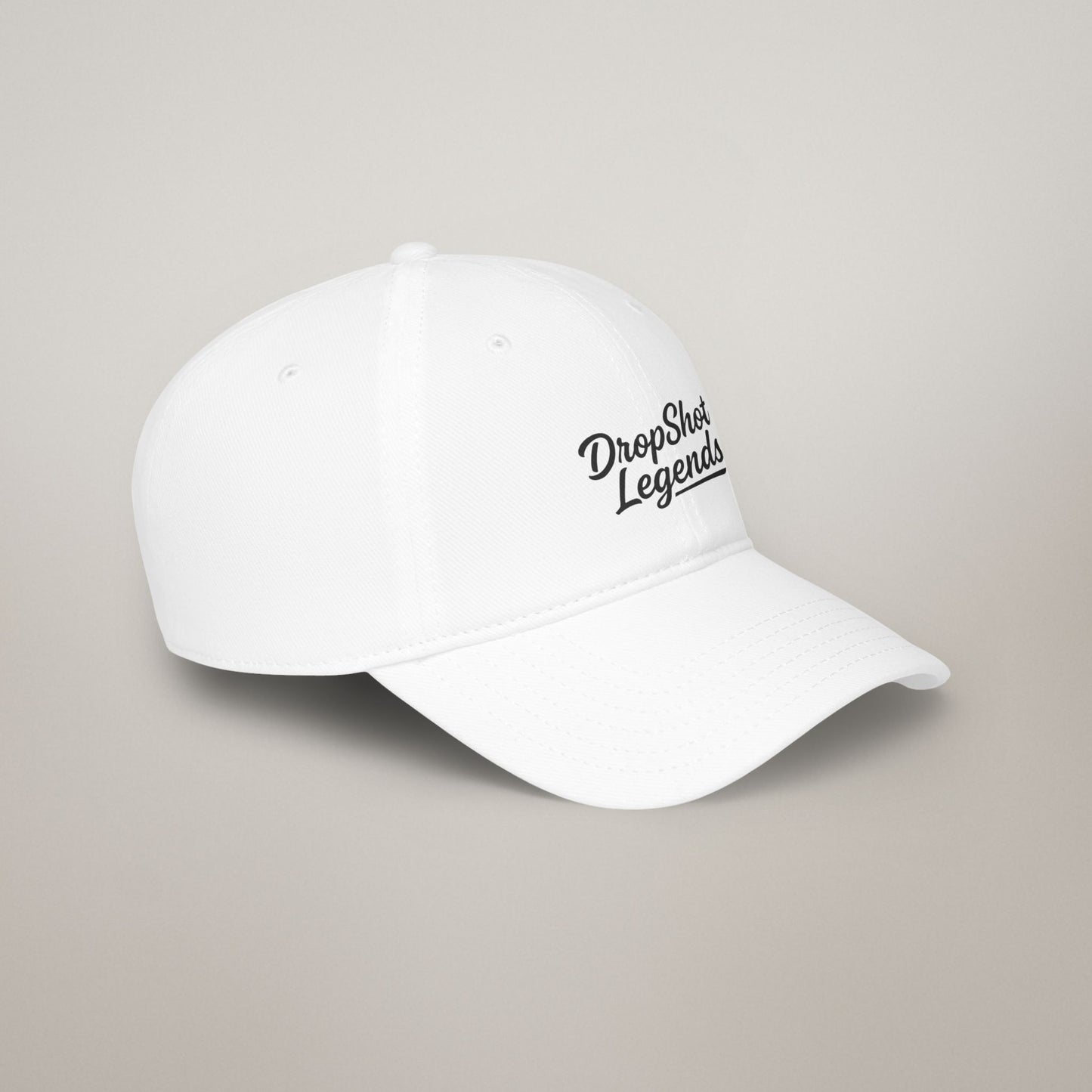 DropShotLegends Custom Casual Cotton Baseball Cap - Breathable Low Profile Everyday Hat for Men/Women