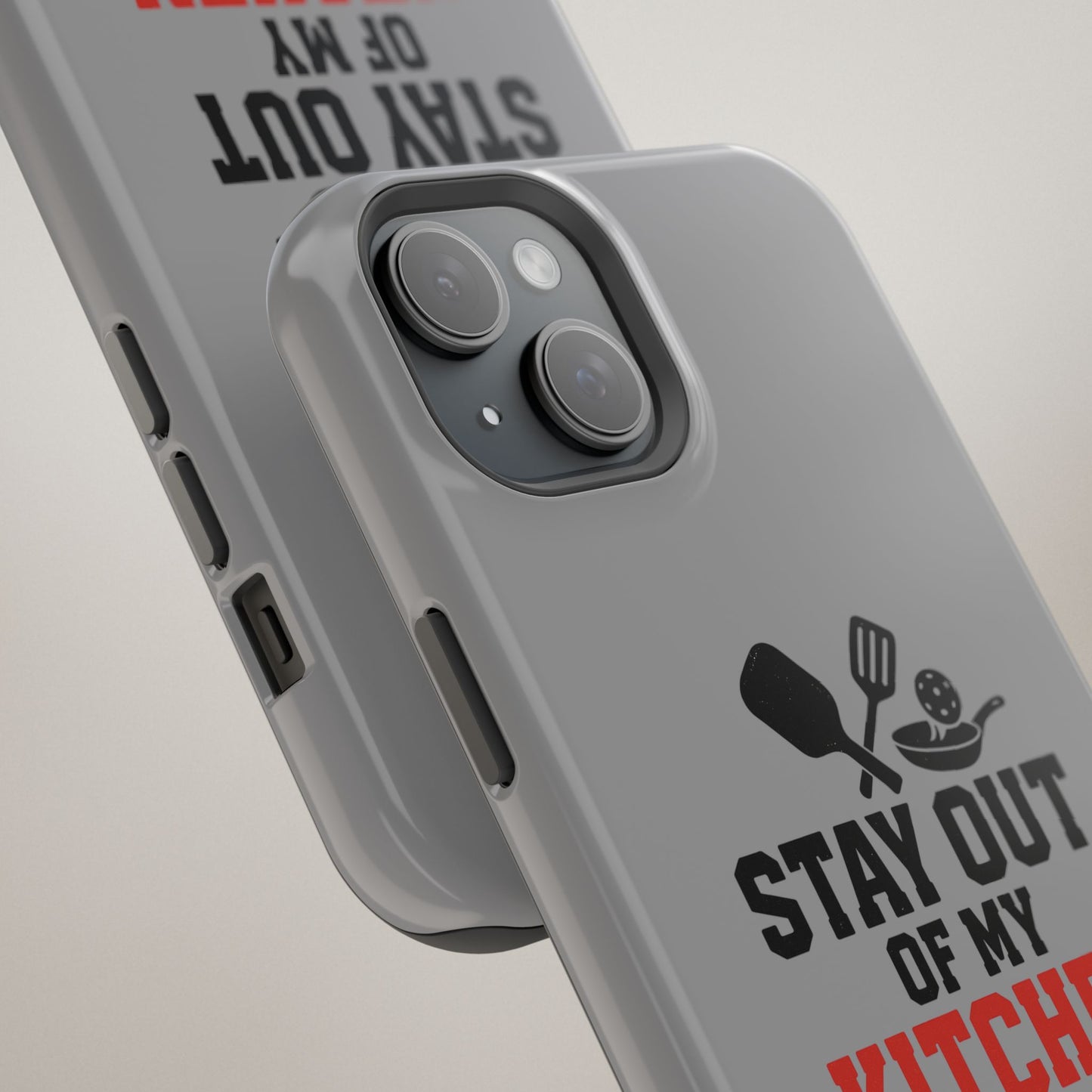 Funny Pickleball Magnetic Tough Phone Case – Durable Protection with Culinary Personality