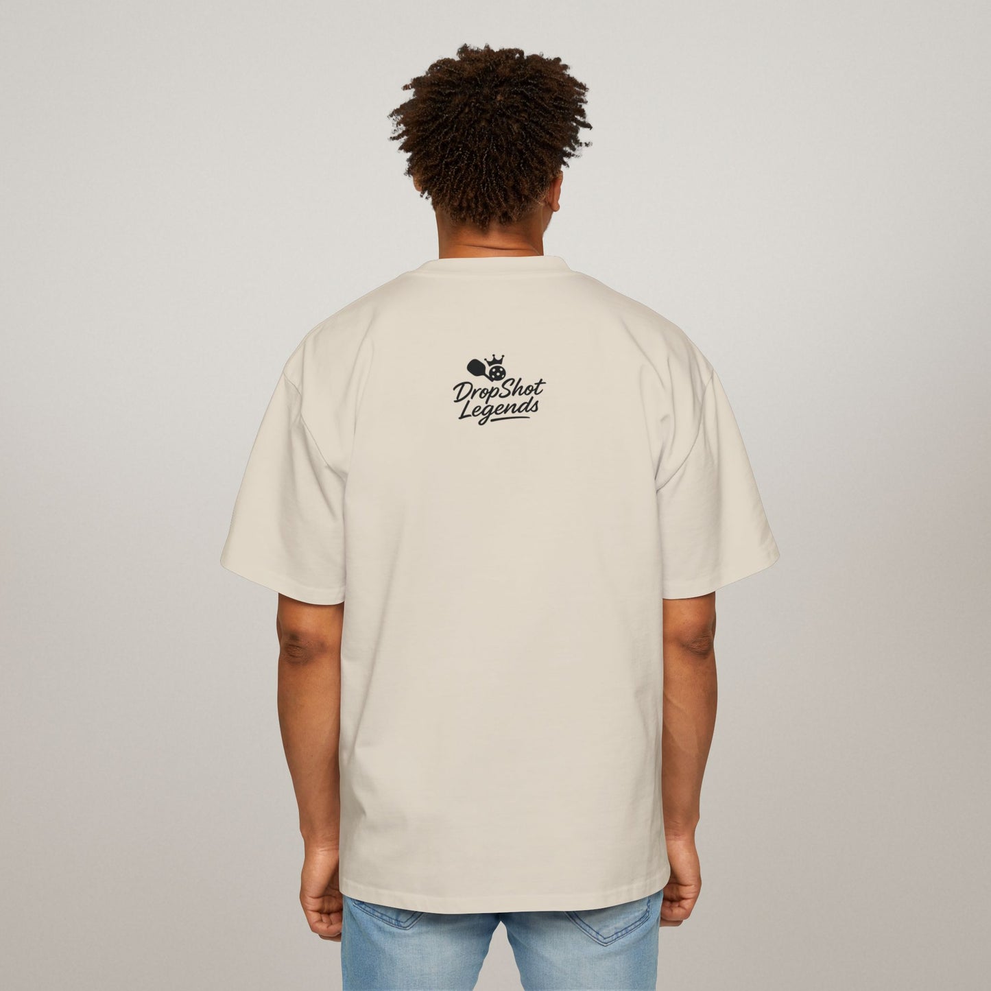 Men’s Oversized Pickleball T-Shirt – Streetwear Comfort, Court-Ready Style, Heavy Cotton Build