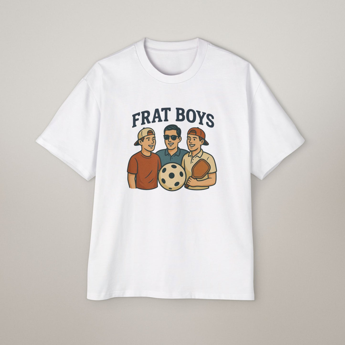Men’s Oversized Pickleball T-Shirt – Streetwear Comfort, Court-Ready Style, Heavy Cotton Build