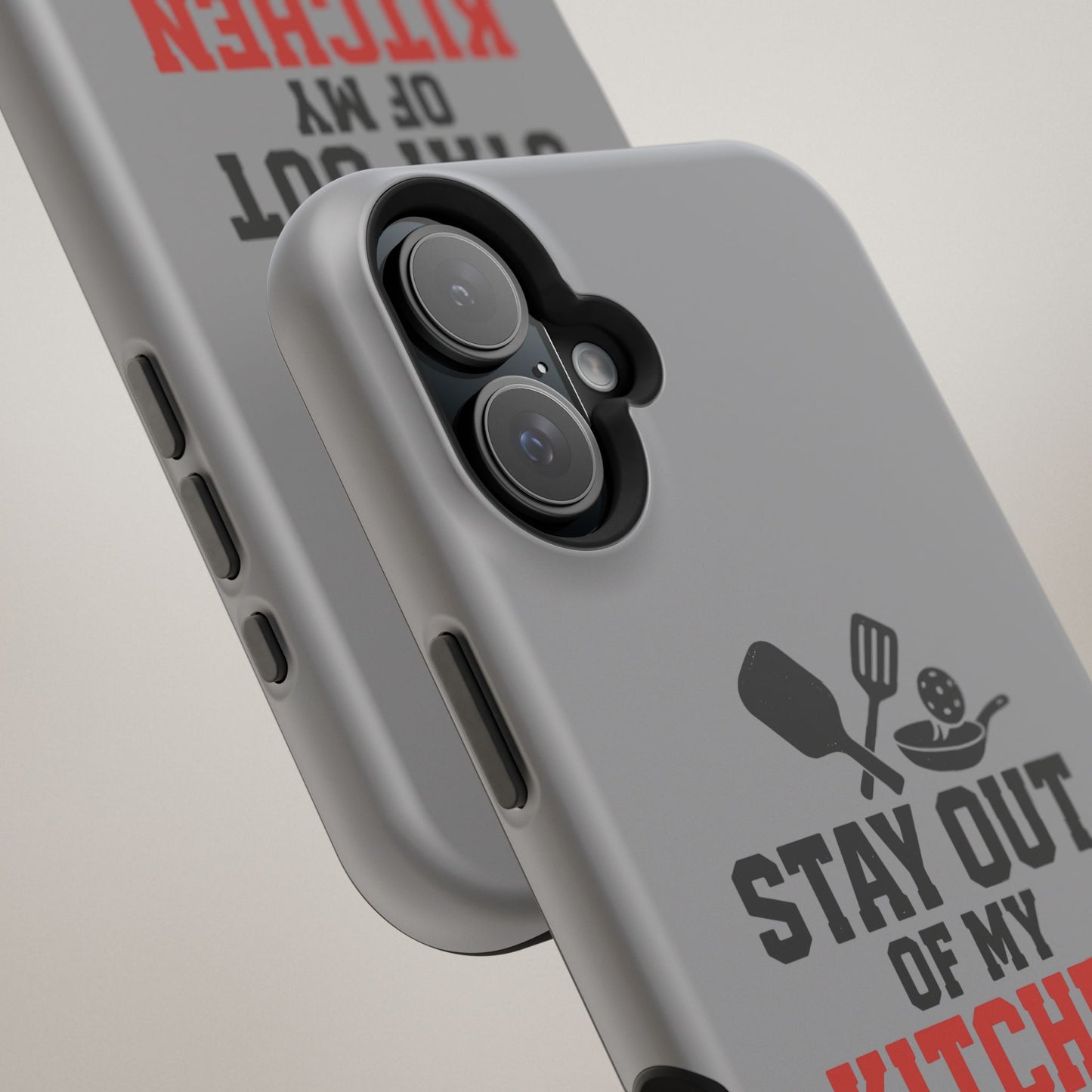 Funny Pickleball Magnetic Tough Phone Case – Durable Protection with Culinary Personality