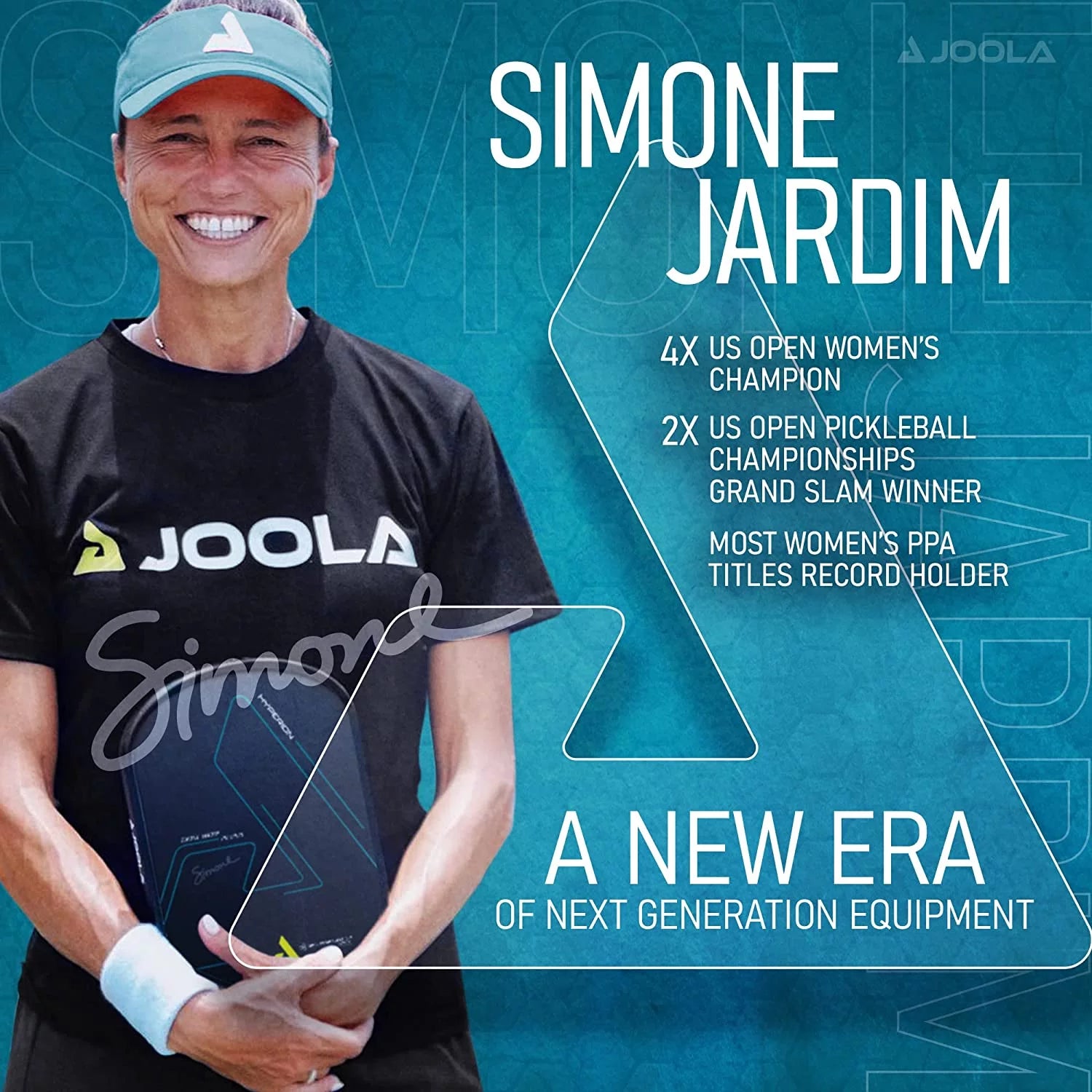 JOOLA Journey Pickleball Paddle – Lightweight Fiberglass Pickleball Racket with Polymer Honeycomb Core | Control & Power Paddle for Beginners and Intermediate Players | Green | Ben Johns Series