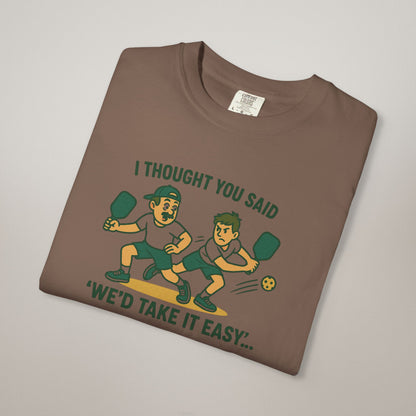 Casual Quote T-Shirt, Funny Sports Tee, Gift for Athletes, Unisex Graphic Tee, Humor T-Shirt for Friends, Relaxed Fit Apparel