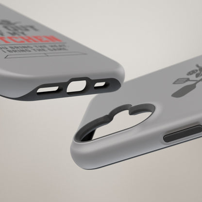 Funny Pickleball Magnetic Tough Phone Case – Durable Protection with Culinary Personality
