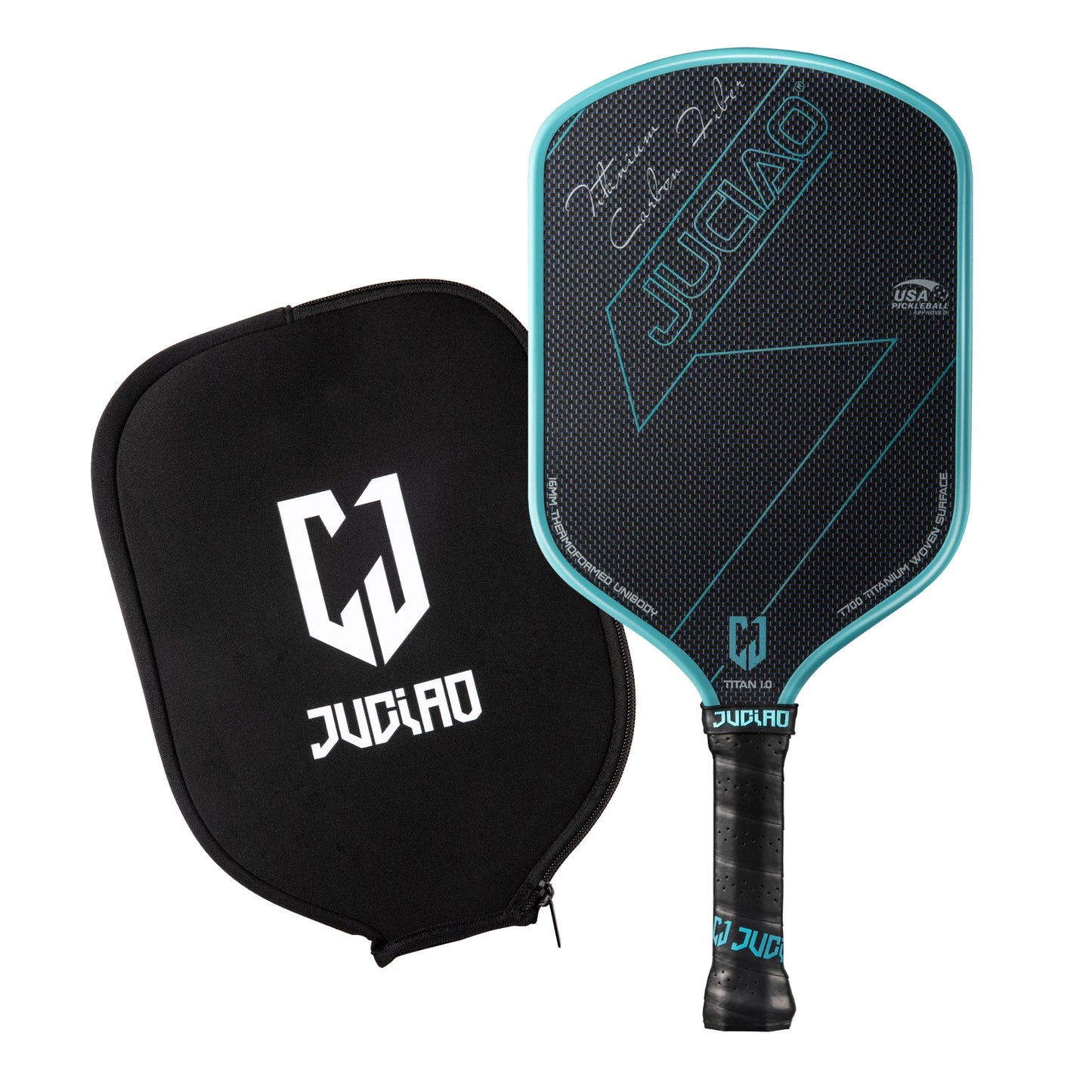 Carbon Fiber Pickleball Paddle Set – Lightweight, Durable, Pro Performance | Includes Cover & Balls