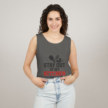 Pickleball Tank Top - 'Stay Out of My Kitchen' Activewear Shirt