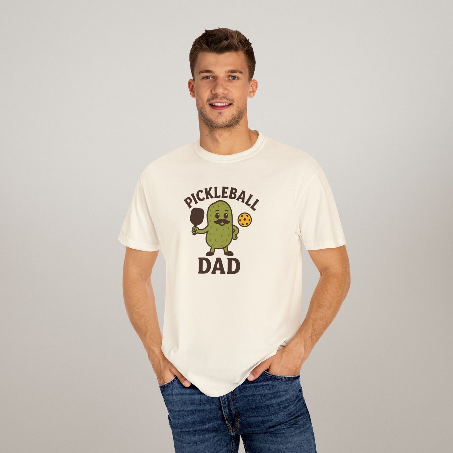 Garment-Dyed Pickleball T-shirt for Men and Women
